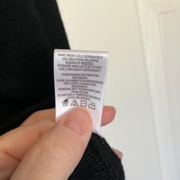 Vince Camuto Womens Crew Neck Long Sleeve Sweater Black - XXL - Picture 7 of 7